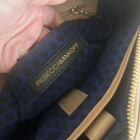 Rebecca Minkoff cream beigeLeather Crossbody Bag XL - Picture 14 of 14